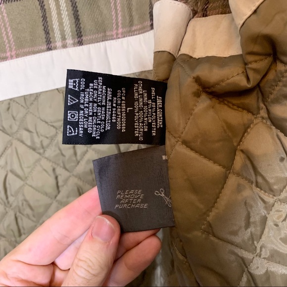 Vintage Braetan sz L Cappuccino Brown Women’s Coat Poly/Nylon blend Outer 22x31” - Picture 9 of 12